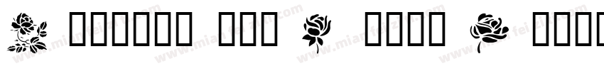 Letters and Roses Swashes字体转换